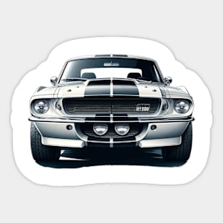 60s Ford Mustang Sticker